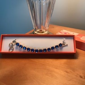 Blue and gold bracelet